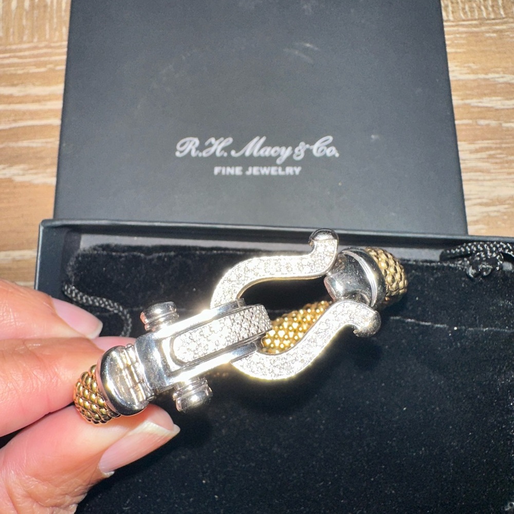Gold Plating Over Sterling Silver Women’s Bracelet
